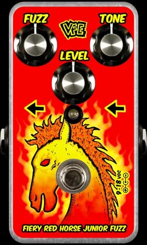Fiery Red Horse Guitar Pedal By VFE