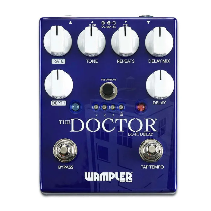 The Doctor Lo-Fi Ambient Delay Guitar Pedal By Wampler