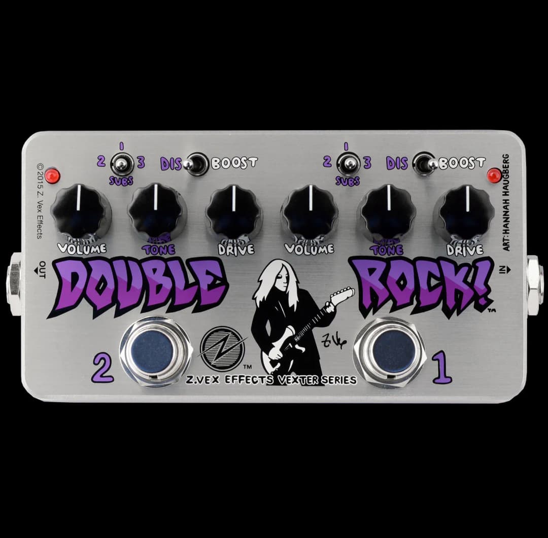 Double Rock Guitar Pedal By ZVEX