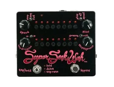 Hand Painted Super Seek Wah Guitar Pedal By ZVEX